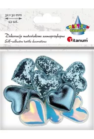 Titanum Dekoracje samoprzylepne serca 32x29mm