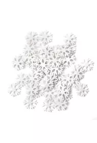 dpCraft Brokatowe naklejki z pianki �nie�ynki 30 szt.