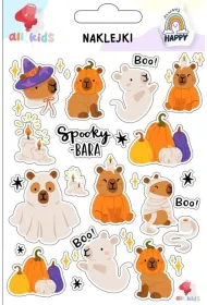 All4Kids Naklejki dla dzieci Kapibara Halloween