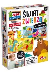 Montessori. �wiat Zwierz�t. Gra manualna Lisciani
