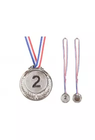 Medal srebrny drugie miejsce LeanToys