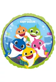 Amscan Balon foliowy Baby Shark standard 43cm