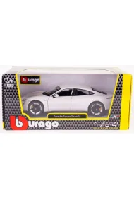 Bburago porsche taycan turbo s white 1:24