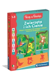 Zwierz�ta i ich cienie 1-3l Montessori CLEMENTONI 50424  CLM