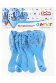 Godan Balony Premium Hel Mam Ju� Roczek, niebieskie 13" 5 szt.