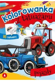 Malowanka A5 Kolorowanka z tatua�ami. Pojazdy SKRZAT 074178