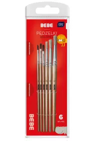 Interdruk P�dzelki drewniane BB Kids 6 szt.