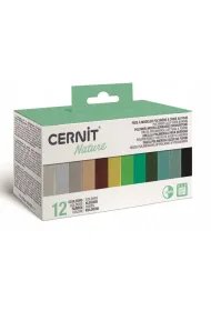 Cernit Modelina kolory natury 12x25g