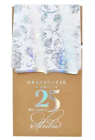 Kukartka Karnet 25. rocznica �lubu PM-114