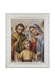 Obraz Haftowany �w. Rodzina 27,5x22cm