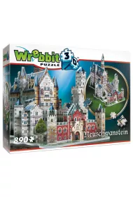 Puzzle 3D 890 el. Zamek Neuschwanstein Wrebbit Puzzles