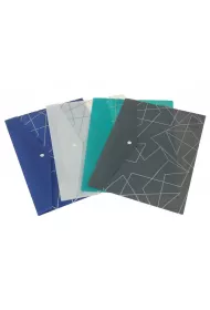 Adar Teczka A4 plastikowa zapinana nitem 12 szt.