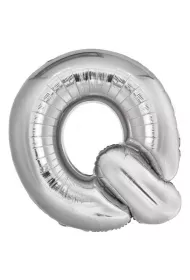 Amscan Balon foliowy litera Q srebrna 72x86cm