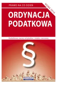 Ordynacja podatkowa 2016