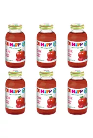 Hipp Sok 100% maliny-jab�ka po 4. miesi�cu zestaw 6 x 200 ml Bio