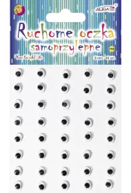 Aliga Ruchome oczka samoprzylepne 8mm 40 szt