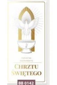 Art Nuvo Karnet Chrzest DL go��bek BB 0142