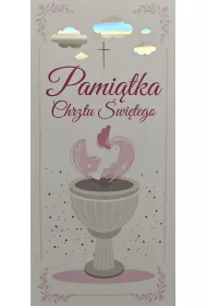Yeku Karnet Chrzest dziewczynka