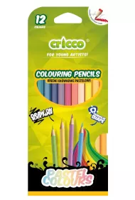Cricco Kredki tr�jk�tne pastelowe 12 szt.