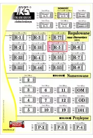 Iks Okadka ksikowa regulowana R5 50 szt.
