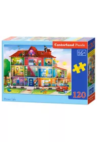 Puzzle 120 el. House Life Castorland