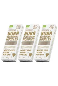 Diet-Food Makaron gryczany soba 100% Zestaw 3 x 250 g Bio