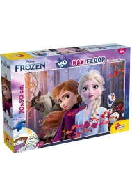 Puzzle dwustronne maxi 150 el. Kraina Lodu Lisciani