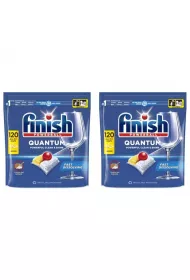 Finish Quantum Kapsuki do zmywarki Lemon All in 1 zestaw 2 x 120 szt.