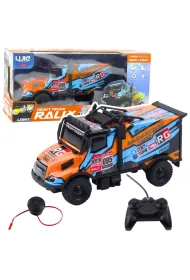 Cie�ar�wka R/C z d�wi�kiem pomara�czowo-niebieski LeanToys