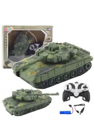 Czo�g T90 R/C �wiat�o i d�wi�k 1:18 LeanToys