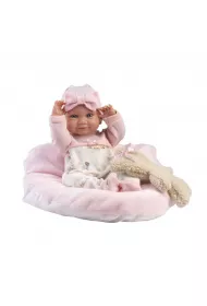 Lalka winylowa bobas Nico z r�ow� podusi� 40cm Llorens