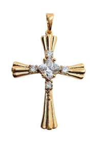 Zawieszka Z�oty Krzy�yk 31x26mm