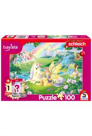 Puzzle 100 el. Magiczne jednoro�ce + figurka Schmidt