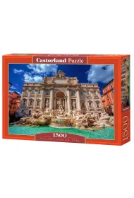 Puzzle 1500 el. The Trevi Fountain, Rome Castorland