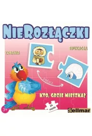 Puzzle 24 el. Nieroz��czki - Kto gdzie mieszka Abino