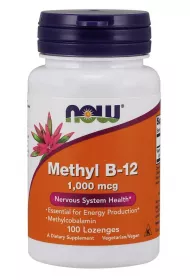 Now Foods Witamina B12 Methyl B-12 1000 mcg Suplement diety 100 tab.