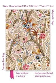 Flame Tree Notatnik quatro Marble End Paper linia
