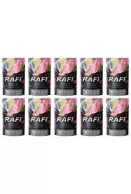 Rafi Karma mokra dla psa odki woowe z szynk Zgrzewka 10 x 500 g