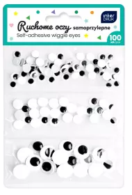 Interdruk Oczy ruchome samoprzylepne 100 szt.