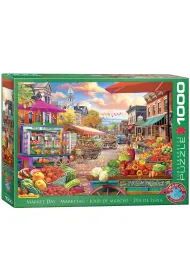 Puzzle 1000 el. Main Street Market Day Eurographics