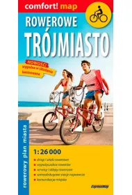 Rowerowe Tr�jmiasto laminowany rowerowy plan miasta