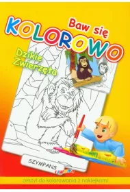 Baw si� kolorowo dzikie zwierz�ta