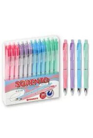Penmate D�ugopis Sorento pastelowy w opakowaniu 24 szt.