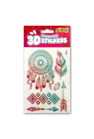 Penmate Naklejki 3D Transparent Dream Catcher