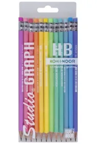 Koh-I-Noor Owek grafitowy Studio Graph Mat HB 12szt 12 szt.