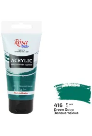 Rosa Farba akrylowa deep green 416 75ml
