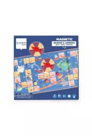Gra magnetyczna Drabina ze spinnerem Kosmos Scratch
