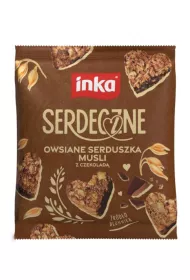 Inka Serdeczne Owsiane serduszka musli z czekolad 50 g