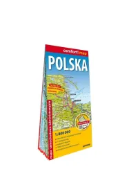 Polska mapa samochodowo administracyjna 1:800 000