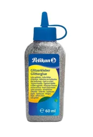 Pelikan Klej z brokatem srebrny 60 ml